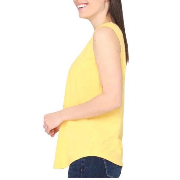 NEW Tahari Sleeveless Top | Yellow - Picture 2 of 6